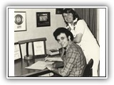 Eddie Youngblood signing the contract with Bunyip Records_1983